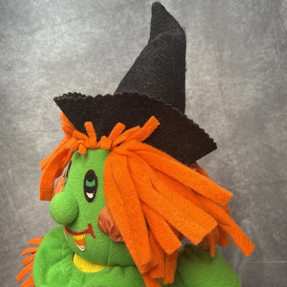 Vintage Scarecrow Plush 1993 Halloween Nylon International Silver 27" Fall Decor - Picture 10 of 14